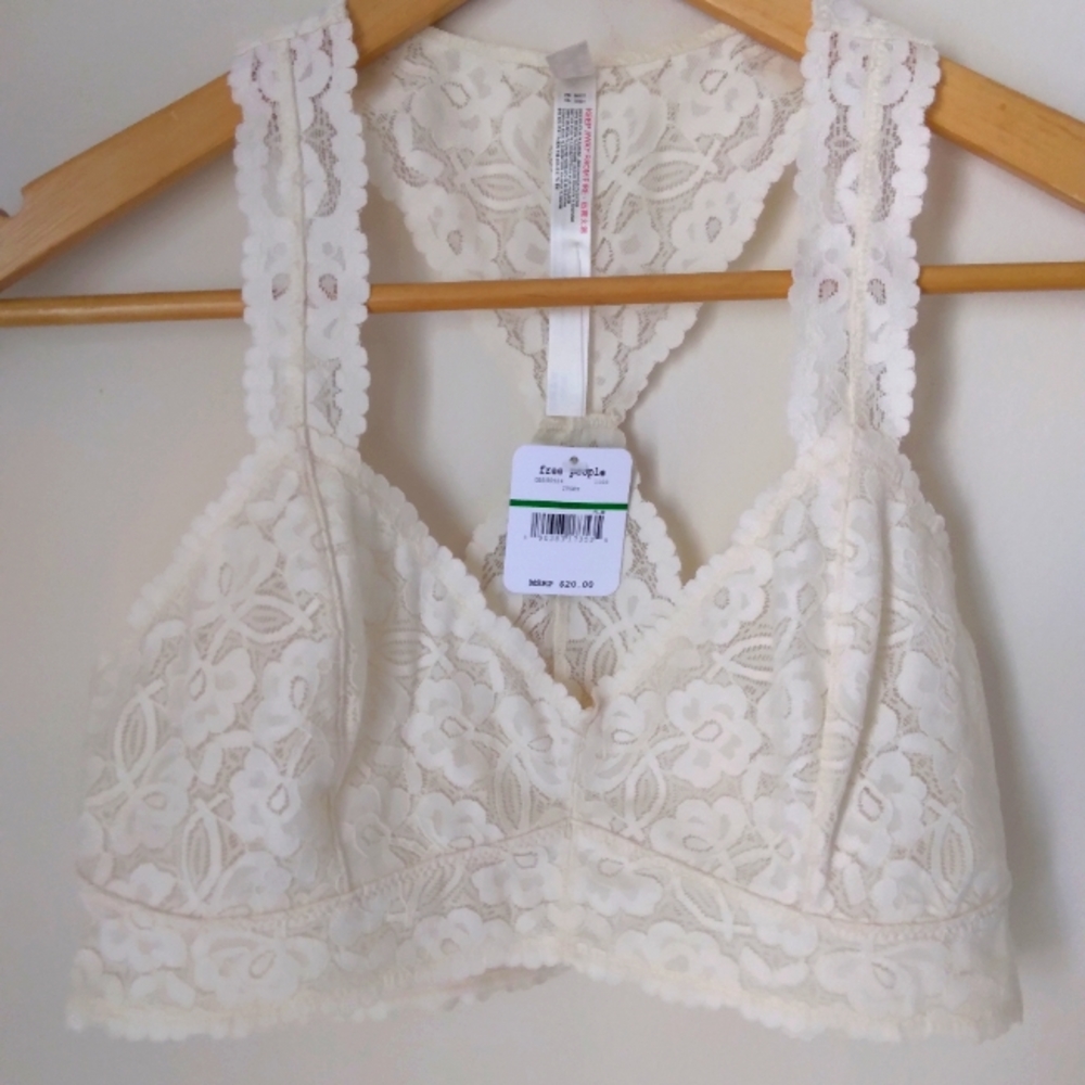 Free People Racer Back Lace Bra Size  M & L